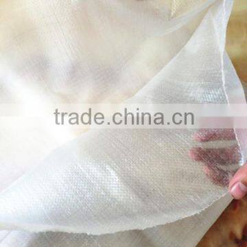 china factory transparent PP woven bag, virgin material PP bag, transparent PP woven sack