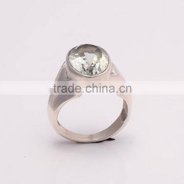 GREEN AMETHYST RING ,925 Sterling Silver Jewelry Wholesale,WHOLESALE SILVER JEWELRY,SILVER EXPORTER,SILVER JEWELRY FROM INDIA photo-3