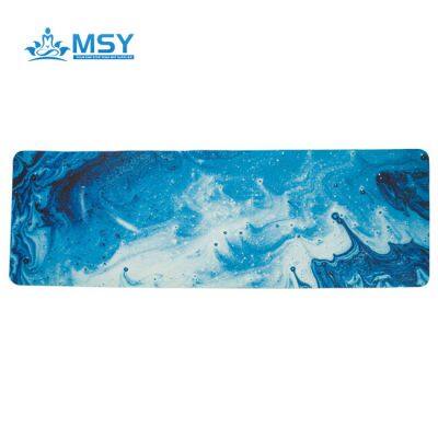 Wholesale Custom Logo PU Rubber Gymnastic Pilates Yoga Mat Waterproof Exercise Mat for Home Workout Made From Natural Rubber photo-4