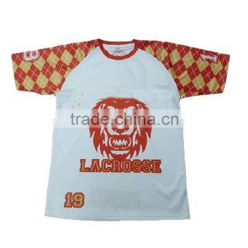 Custom design full sublimation lacrosse shirt