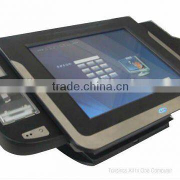 17" Touch Screen LCD DeskTop Queue Management System Ticket Kiosk