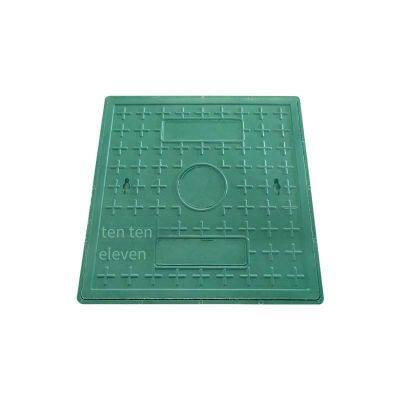Lubao Square Manhole Covers Made of Composite Resin Material, Manufacturer for Park Inspection Wells 300*400, Green and Environment-friendly for Gardens photo-5