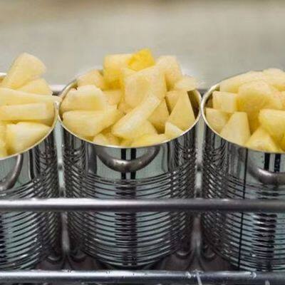 Автоматическая линия по производству банок с горячим наполнением манго для десертов