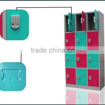 Multiple Door Double Color Steel Almirah Gym Clothing Cabinet photo-6