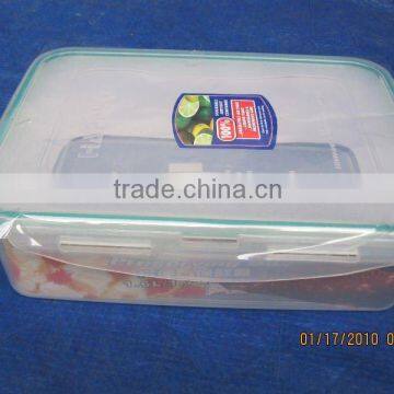 Microwave plastic fresh-keeping box