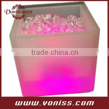 LED Light up Flower Pot for Outdoor, Indoor Use, Light up Ice Bucket, Beer Ice Bucket, Wine Ice Bucket