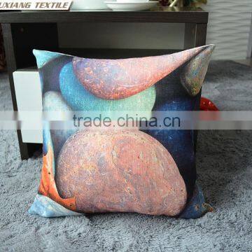 Faux Linen Digital Print Pillow Sea Pillow photo-4