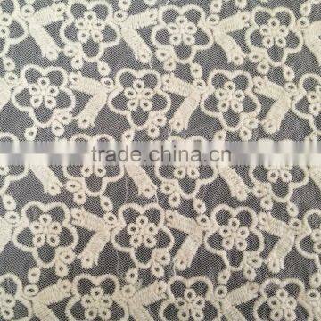 Whole Sale Lace Accessory Mesh Fabric Polyester Embroidery Full Lace for Garment photo-3