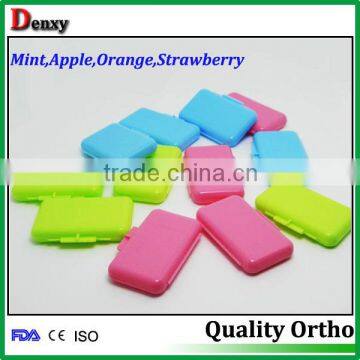 apply /mint/ strawberry / orange / grape dental product dental flavored orthodontic wax