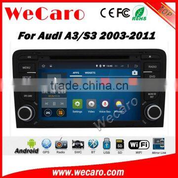 Wecaro WC-AD7683 Android 5.1.1 multimedia system for audi a3 s3 2003-2011 car audio car radio gps navigation