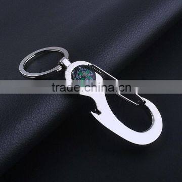 Novelty key chain strange new compass keychain