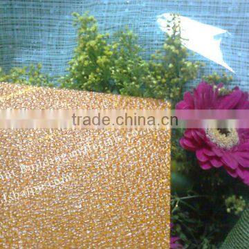 Polycarbonate embossed sheet for decoration