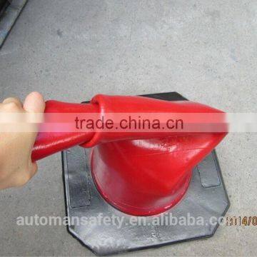 Wholesale Price Soft Rubber Safety Warning Cone 75cm