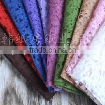 Natural abaca/sisal fiber paper for flower wrapping