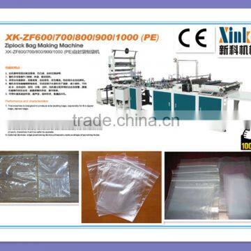 Good service best Sale PE Zipper Bag Making Machinery Price
