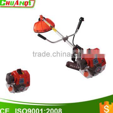 big power gasoiling/petrol shoulder brush cutter metal blade grass trimmer equipment