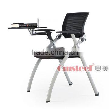 Office Training Chair Furniture Conference Chair With Writing Tablet photo-5