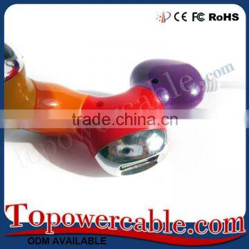 Bauhinia Flower Design Good Quality Usb Port Extensions Hubs On Desktop photo-6