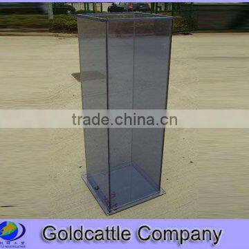 Clear P.V.C water test tank
