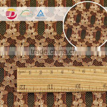 wholesale elastic glitter 2014 high quality nylon and spandex lace fabric                        
                                                                                Supplier's Choice