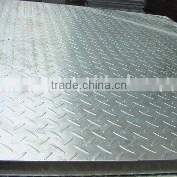 galvanized chequered plate walkway platform