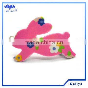 RED RABBIT PLASTIC METAL HAIR CLIPS FOR GIRLS , HOT SELL 2013