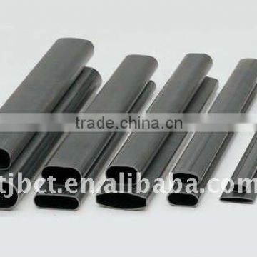 black annealed oval steel tube