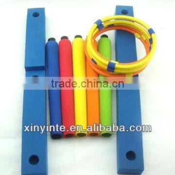 Rubber foam ring toss set