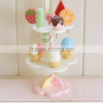 Good Pretend Wooden Ice-cream Shelf, Kitchen Play Food Toys photo-2