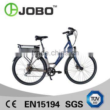 JOBO 700C Wholesale Electric City Bike Lady Electric Hybrid Bicycle