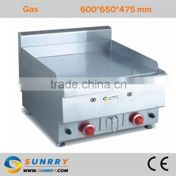 Counter industrial gas griddle equipment (SY-GR600B SUNRRY)