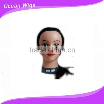 Salon Natural 100% Human Hair Training Mannequin Doll Head Factory Wholesale