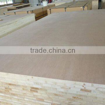 12-19mm thick laminated wood board blockboard with poplar core for furniture and construction