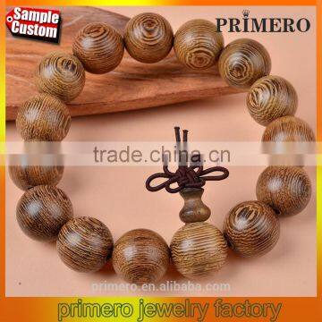 Classic Africa Wenge Wooden Bead Stretch Bangles Bracelets Jewelry