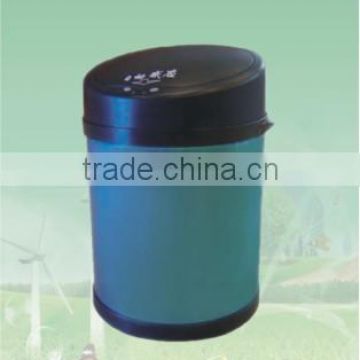 electric metal waste bin