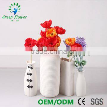 2016 Wholesale Multicolor Latex Artificial PU Flowers Poppie Real Touch Bouquet Wedding Bridal Decor Display Flower photo-3