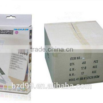 Fashionable USB Port Recgargeable Flexible Folding LED Table Lamp With Calendar Timer Temprature and Alarm Clock Functions photo-6