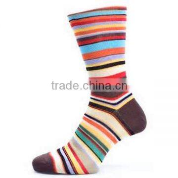 Rainbow strips wholesale china socks for women