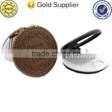 High Quality Double Side Folding Cosmetic Mirror With Comb