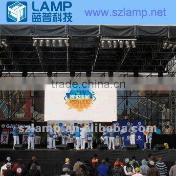 Lamp outdoor full color led pixel display with pitch 25mm