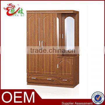 high quality living room furniture mdf closet mirror wardrobe