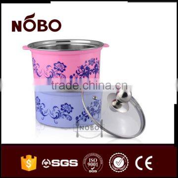 2016 NOBO New Design Stainless Steel Pot With Glass Lid photo-5