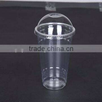 Cold drinking plastic cup with dome lid