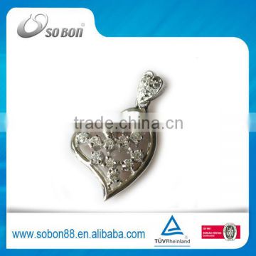 heart design 925 sterling silver necklace pendants wholesale