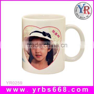 Customized logo branded ceramic sublimation decoration mug