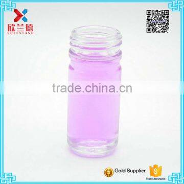 hot sale straight side clear flint glass tablet bottle 30ml