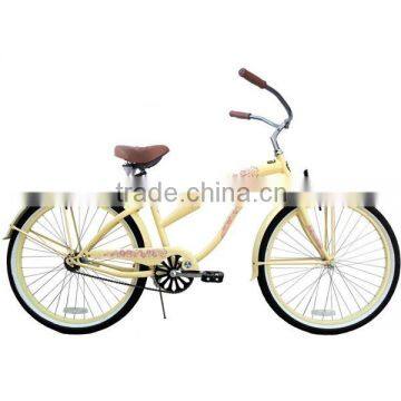 26" beach cruiser bike/bicycle for women/lady