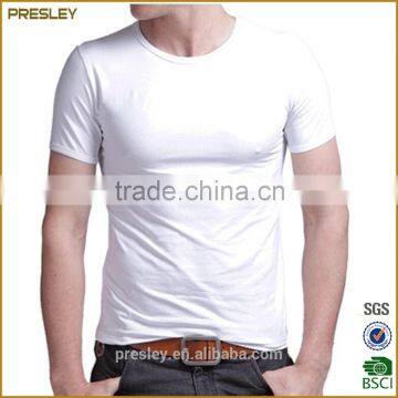 Presley oem high quality breathable o neck short sleeve blank cotton men t shirt