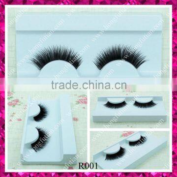 Top quality huamn hair false eyelash with private labelling