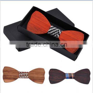 Heart Shape Grave Wooden Bow Tie,Men's Suit Bow Tie